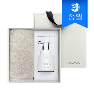 송월타월 멀티세트 2매입(160g코마40수1+생활공작소핸드워시250ml1) 답례품 선물세트